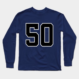 Number 50 Long Sleeve T-Shirt